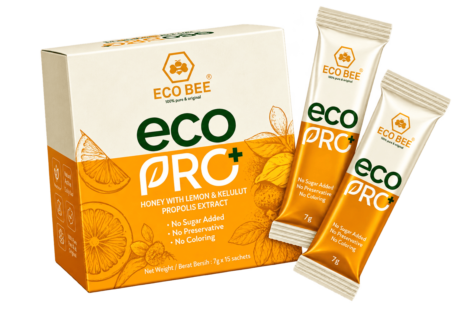 EcoPro+ Propolis Lemon Honey range