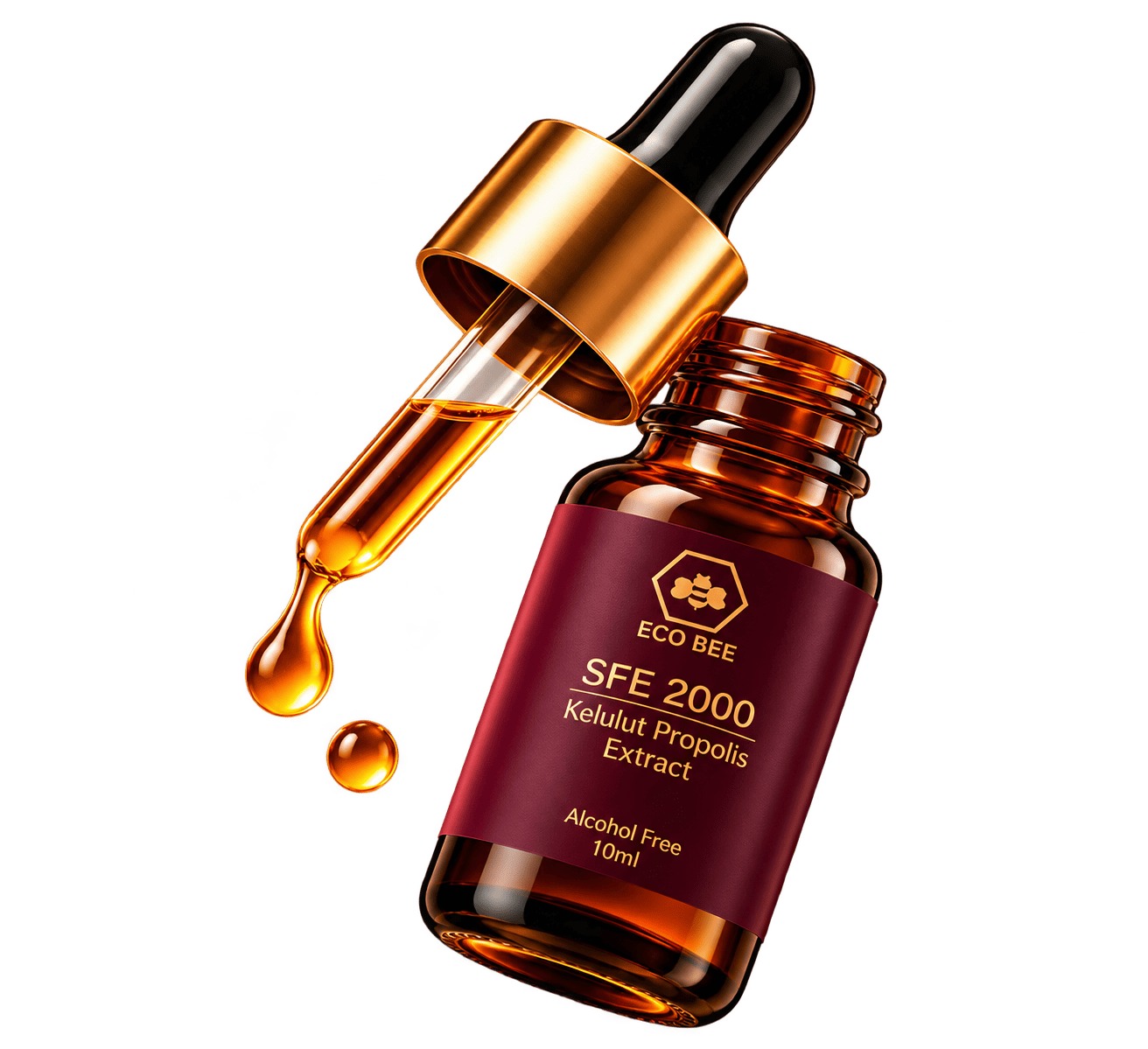 Malaysian SFE Kelulut Golden Propolis range
