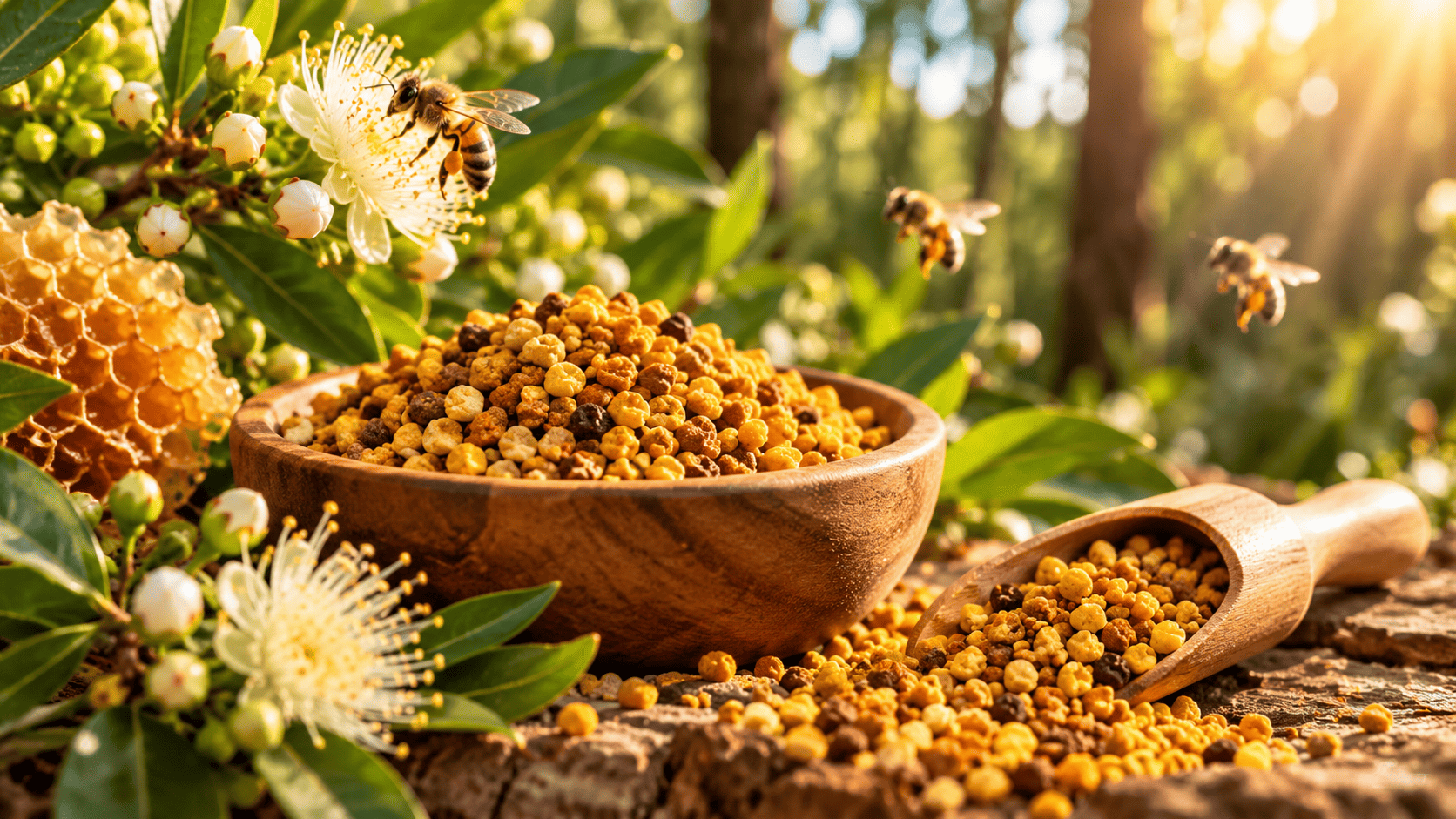 Eco Bee Raw Bee Pollen story