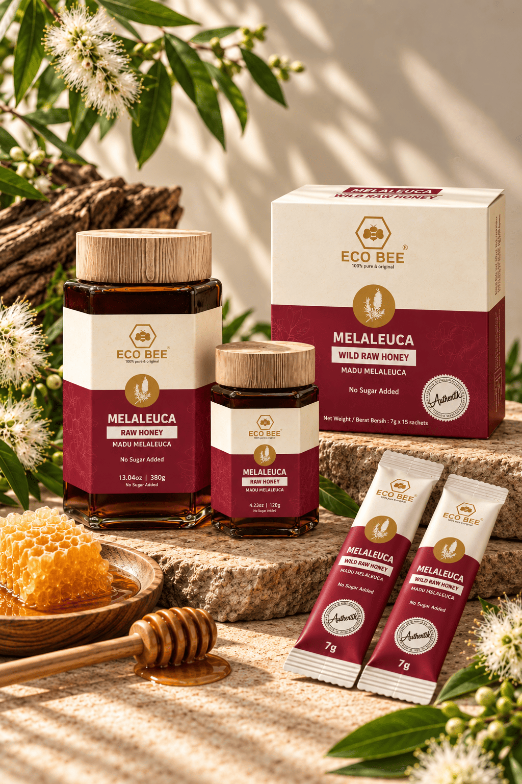 Melaleuca Wild Raw Honey