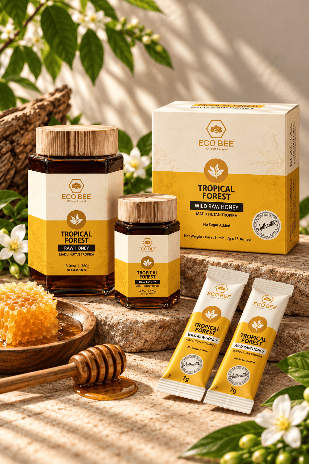 Tropical Forest Wild Raw Honey